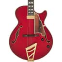 D'Angelico Excel Ss Soho Single Cutaway Thinline Hollow Body w/ Gig Bag Dark Cherry Burst