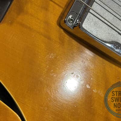Yamaha SA50, Hollow Body Guitar, Sunburst, 1967, Made in Japan image 19