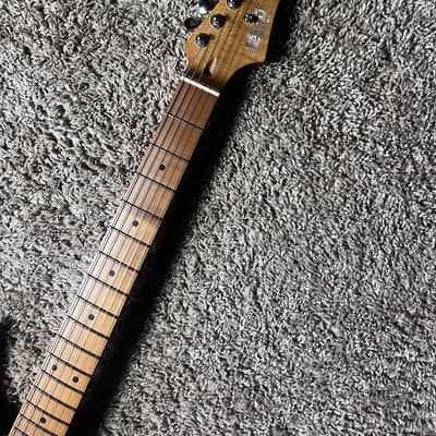 Jet Guitars JS-400 JS400 SB, HSS Ceramic pickups, solid basswood body, 22 frets roasted maple neck, 2 point tremolo Free Setup image 7