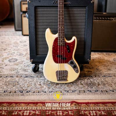 Fender Mustang Bass 1967 - Olympic White image 1