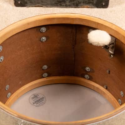 1960s Ludwig 10x14 Silver Sparkle Super Classic Parade Drum image 13