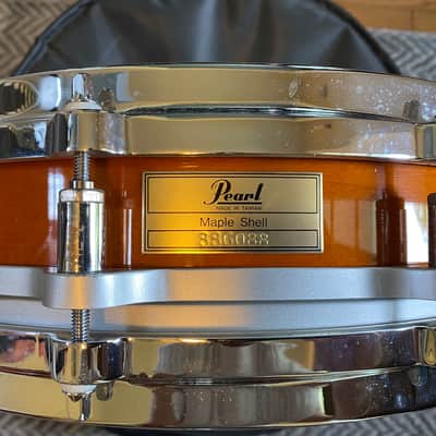 Pearl Maple Shell Free Floating Piccolo snare 4.5 x 14 + soft case image 1