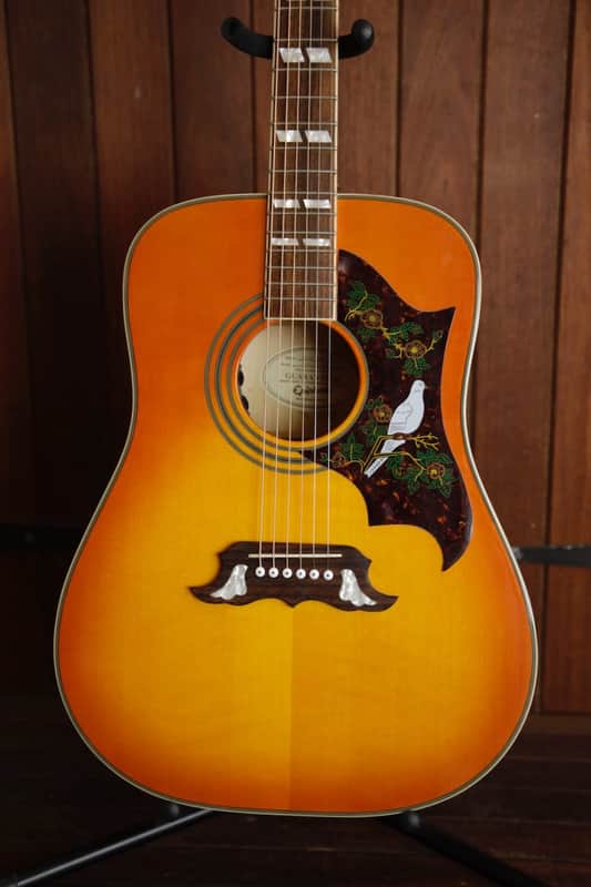 Epiphone Dove Pro Acoustic-Electric Guitar Pre-Owned image 1