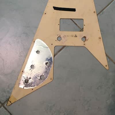 Gibson Flying V Medalian Model 1972 Cherry Red woodgrain Stain image 10