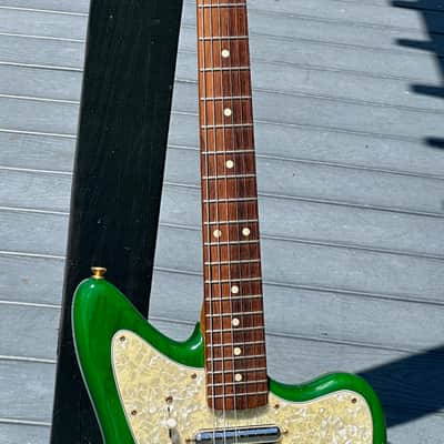 Fender Jaguar 1993 - Fred Stuart's Personal Build a See-Thru Green ridiculously documented 1 of a kind ! image 7