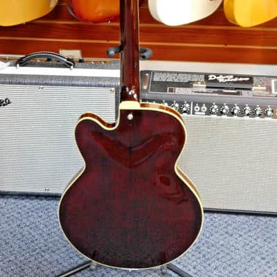 2002 Ibanez Artcore AFS75T Hollowbody w/ Vibrato! Transparent Brown! VERY NICE! image 4