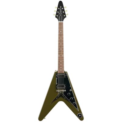 Epiphone Limited Run Flying V Olive Drab Green | Reverb Canada