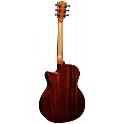 Lag Tramontane T118ACE | Auditorium Cutaway Acoustic-Electric, Natural. New with Full Warranty! image 4