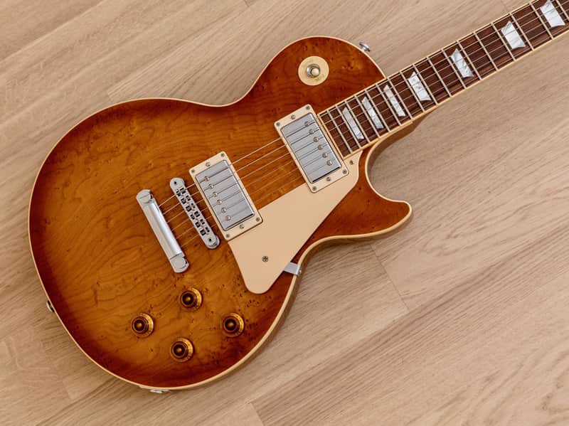 2016 Gibson Les Paul Standard Limited Run Birdseye Maple Honey Burst Near Mint w/ PAFs, Case image 1
