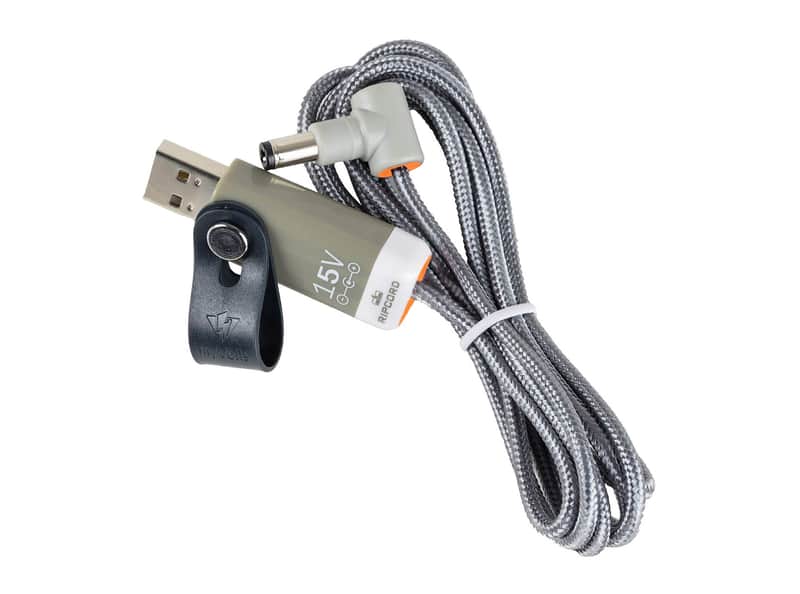 myVolts Ripcord USB to DC Power Cable - 15V (Center Positive, 2.1 / 2.5mm Tip) image 1