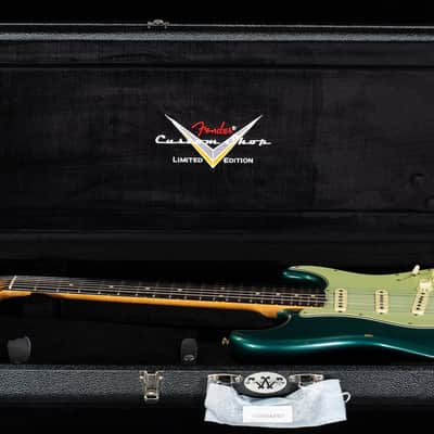 Fender Custom Shop Willcutt True '62 Stratocaster Relic Sherwood Green Metallic '59 C (028) image 7