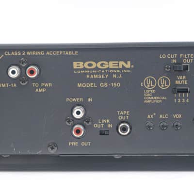 Bogen GS-150 Gold Seal Series Mixer Amplifier with Box image 8