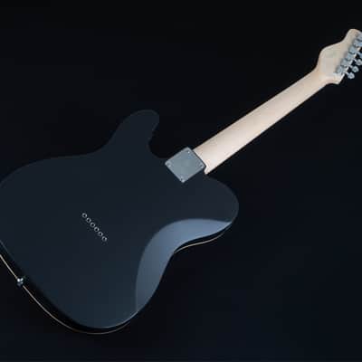 Michael Kelly 1955 Great 8 Boutique Mod, Black Wash, Quilt Maple Top, Swamp Ash Body image 5