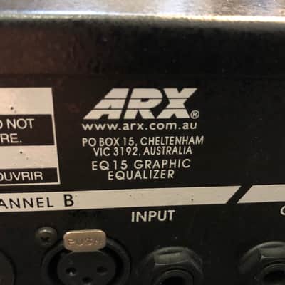 rare ARX EQ15 (made in Australia) Dual Channel Constant Q Graphic Equalizer image 9