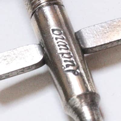 Ludwig Bass Drum Spurs, Logo Stamped, Nickel Finish, Logo, MINT! / 1920s-30s / INSPECTED & TESTED image 4