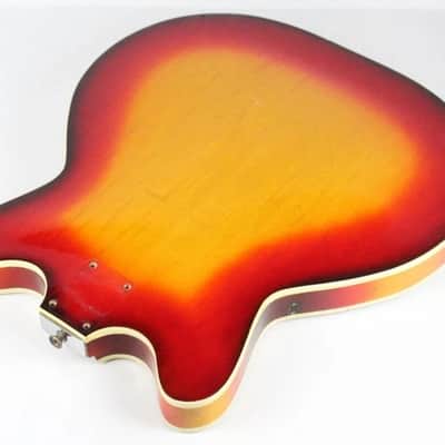 1967 Vintage Fender Coronado II XII Sunburst BODY USA 1960s Early-CBS image 11