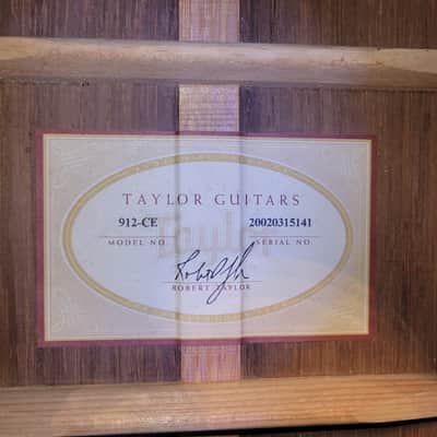 2002 Taylor 912-CE - Natural With OHSC image 20