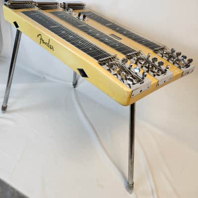 Fender Vintage Custom T-8 Triple-Neck Lap Steel, 1952, Blonde, Pre-Stringmaster, w/Case, RARE image 4