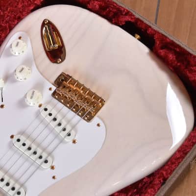 Fender Custom Shop Stratocaster 1957 Vintage Custom Aged White Blonde image 4