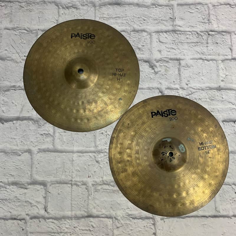 Paiste 14" 200 Hi-Hat Cymbals (Pair) image 1
