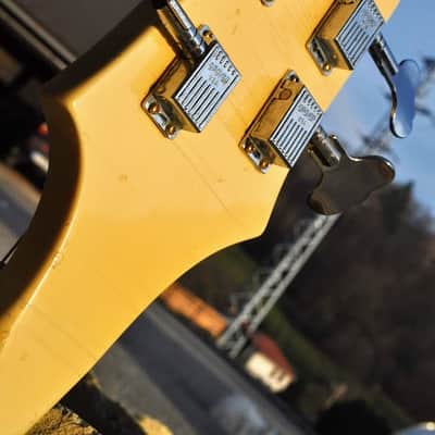 Rickenbacker 4003 1983 - vintage yellow Blonde / black image 6