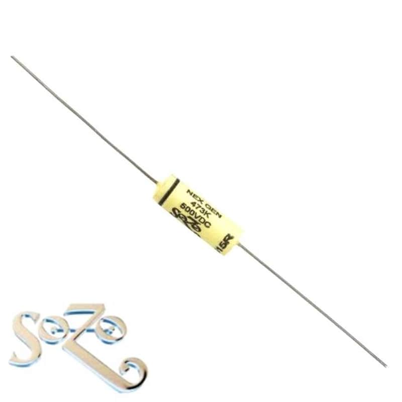 SoZo .047 Microfarad Next Gen Vintage Style Mustard Capacitor image 1