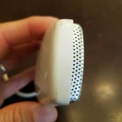 Wollensak Shure B-162-4 Harp Mic Hi-Z 1956 Chrome / White Space Age image 5