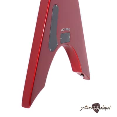 Kramer Nite V Plus Charlie Parra Signature Electric Guitar – Candy Apple Red image 14