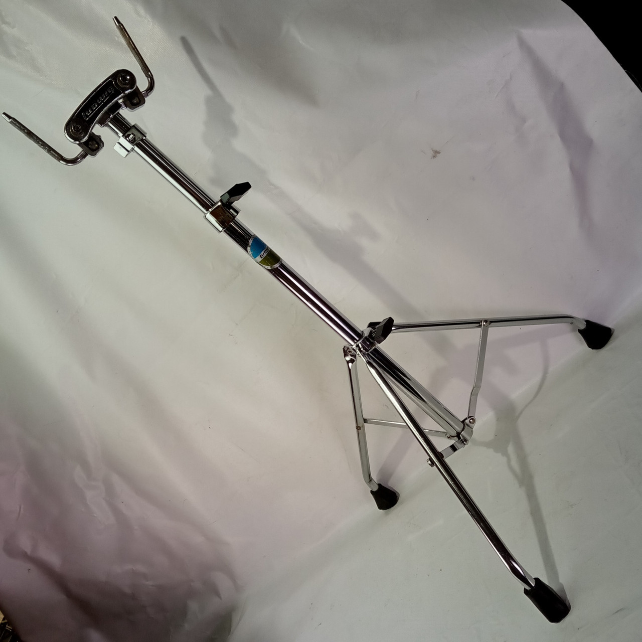 Ludwig Double Tom Drum Stand Holder Mounts Arm Posts Hercules Vintage Blue/Olive — main photograph