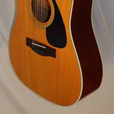 Yamaha DW-4S-12 12-string Dreadnought Acoustic Guitar with gig bag used image 3