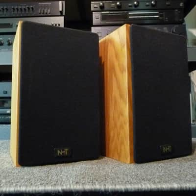 NHT Super Zero A450 - Compact Speakers - Oak Veneer Cabinets image 3