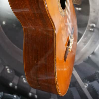 Tunesavuro/Tsunesaburo Kurosawa No. 4 Handmade Japan Classical Guitar 1970 w/ Hard Case image 14