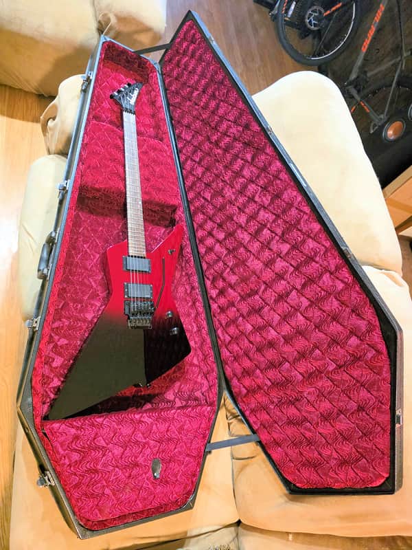 Jackson Pro Series Phil Demmel Signature Demmelition Fury PD Red Tide Fade image 1
