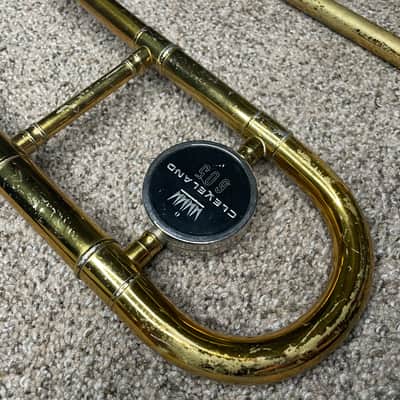 king cleveland 605 trombone (parts or repair, sticky slide) - brass image 3