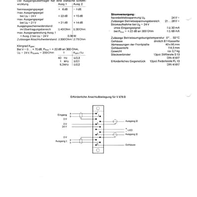 Neumann V 476b - Microfon-Preamp (Broadcast, Danner) image 11