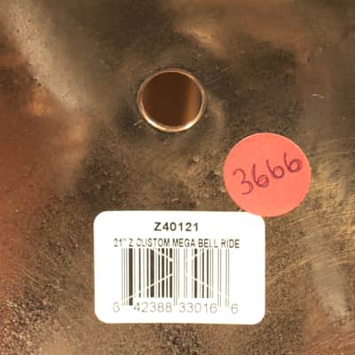 Zildjian Z Custom Mega Bell  21" Ride Cymbal - Demo! image 7