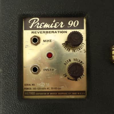 1960s Multivox Premier Model 90 Spring Reverberation Unit *FULLY SERVICED* image 4