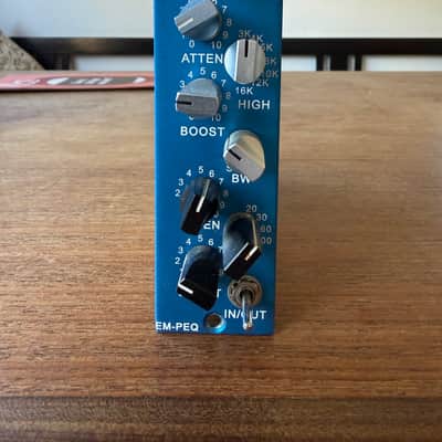 A-Designs Audio EM-PEQ 500 Series Equalizer Module 2010s - Blue image 1