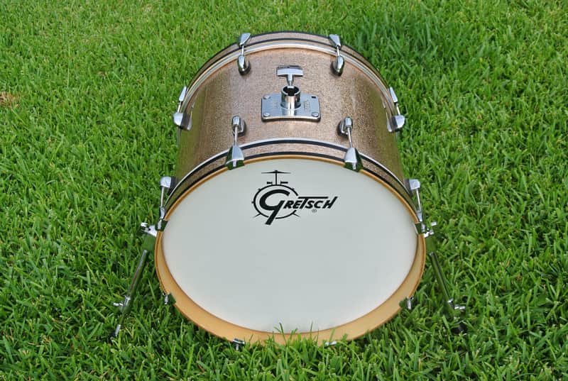 🎵 GRETSCH CATALINA CLUB 18" CHAMPAGNE SPARKLE BASS DRUM for YOUR SET 🎵 RL910 image 1