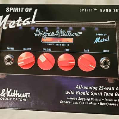 Hughes & Kettner Spirit Nano Spirit of Metal 25-Watt Mini Guitar Amp Head image 1