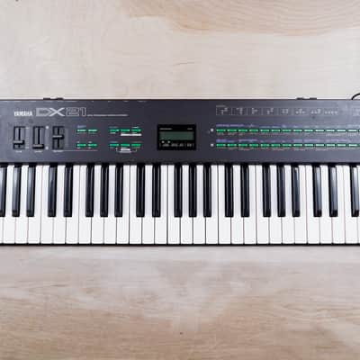 Yamaha DX21 Programmable Algorithm Synthesizer 1985 Black w/ Bag, Manual, Play Book - 100V MIJ Japan image 13