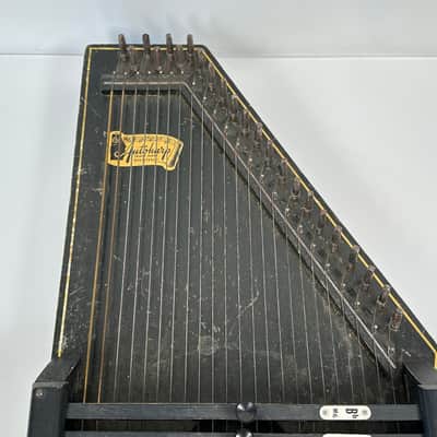Vtg Oscar Schmidt Airline Autoharp with Case and Accessories image 6