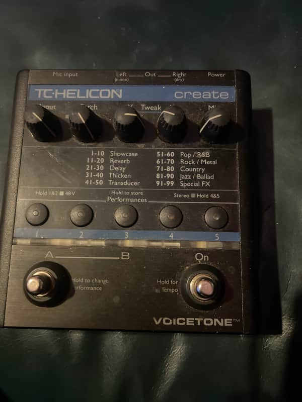 TC Helicon VoiceTone Create | Reverb