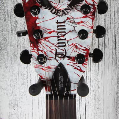 Dean Michael Amott Tyrant X Splatter Electric Guitar Custom Splatter Graphic image 10