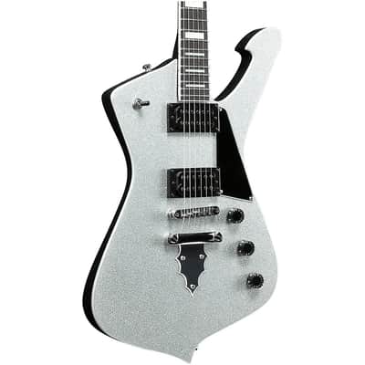 Ibanez PS60SSL Paul Stanley Signature Iceman Guitar - Silver Sparkle image 2