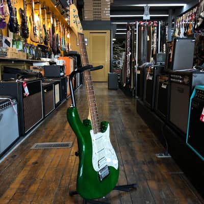 Peavey Predator Plus Early 2000s Transparent Green w/Rosewood Fingerboard image 5