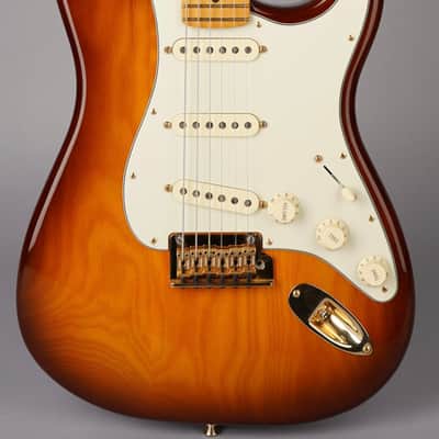 Fender American 75th Anniversary Stratocaster - 2021 - Bourbon Burst w/OHSC image 2