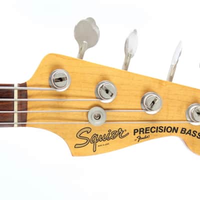 1983 Squier Precision Bass '62 Reissue black JV series image 5