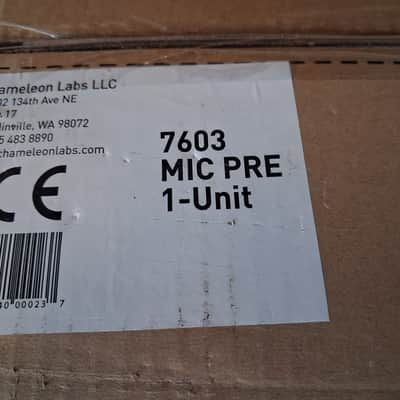 Chameleon Labs - 7603 Microphone Preamp (Demo Unit) image 7
