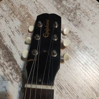 Epiphone USA Olympic Special 1963 Melody Maker Brazilian Rosewood Honduras Mahogany Leo Quan Wrap Around w/ Chipboard Case image 6